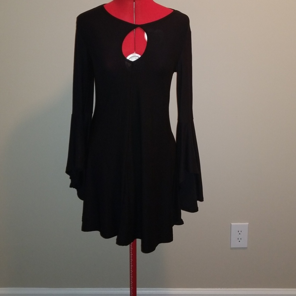 Morticia style dress